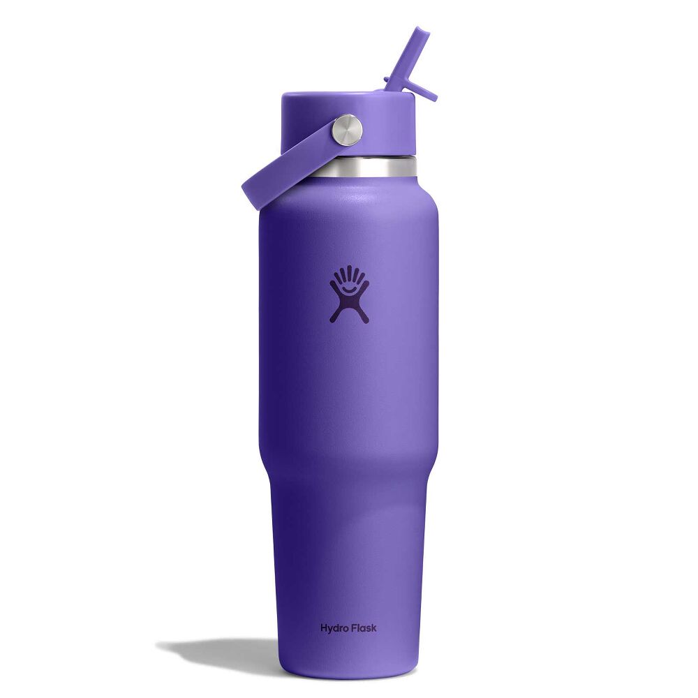 40 oz Travel Bottle with Flex Straw Cap - Utopia Purple
