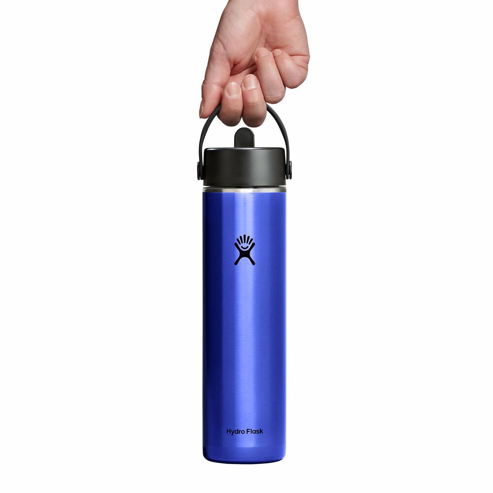 24 oz Lightweight Flex Straw Bottle - Sapphire Blue