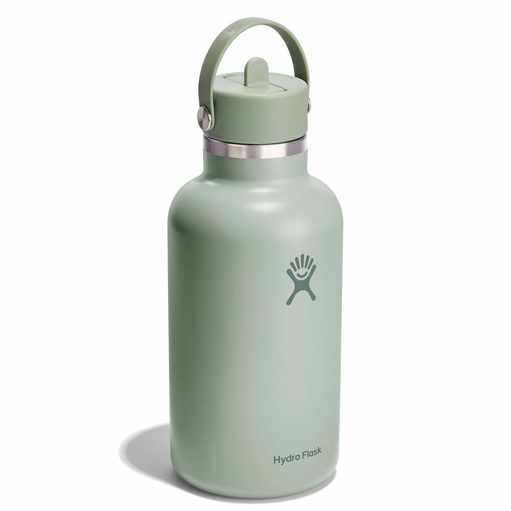 64 oz Wide Mouth with Flex Straw Cap - Tonal Agave